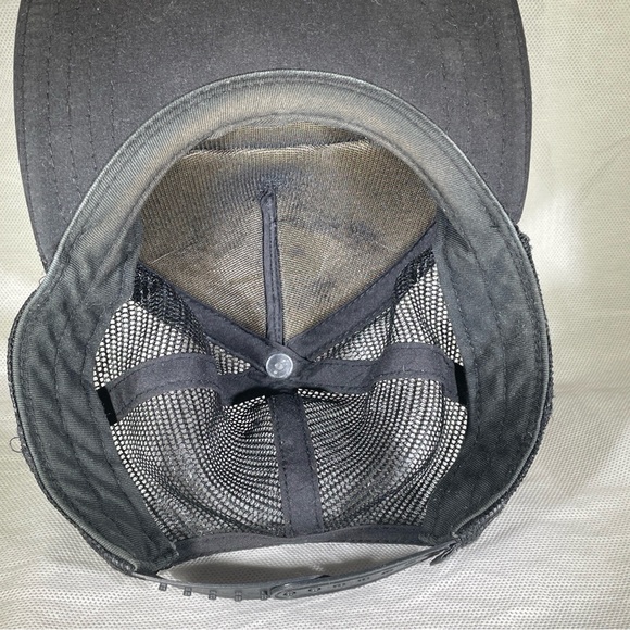 Vans “Off The Wall” Mens Snapback Hat Cap Flames Checkered Adj. Trucker Plus Bag - Picture 8 of 16